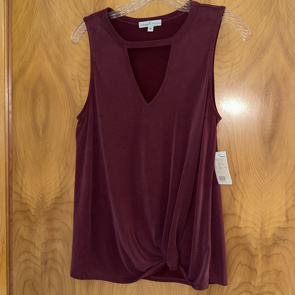 NEW WITH TAGS!! Burgundy top